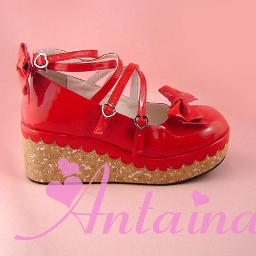 Antaina - Lolita Bow Platform Shoes Multiple - Colors Shoes