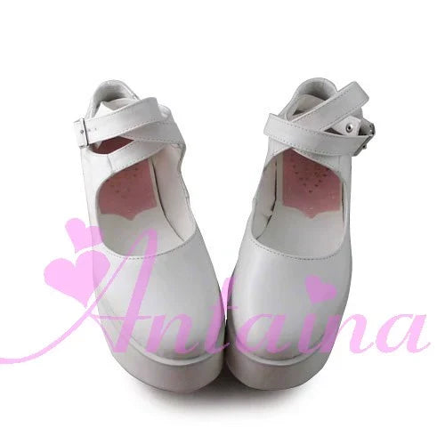 Antaina - Punk Lolita High Platforms Shoes - Lolita Ankle Strap Shoes Shoes
