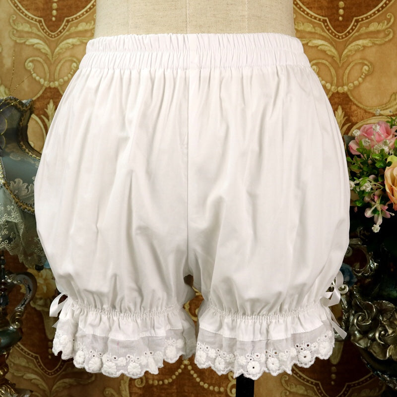 DMFS Lolita - Daily Cotton Lolita Bloomers - Black and White Other Surprise