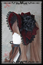 réglable / Bonnet rouge foncé décapotable