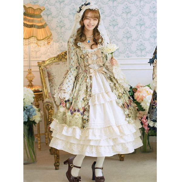 Sosic - Bowknot Lolita High Heel Shoes - Shoes