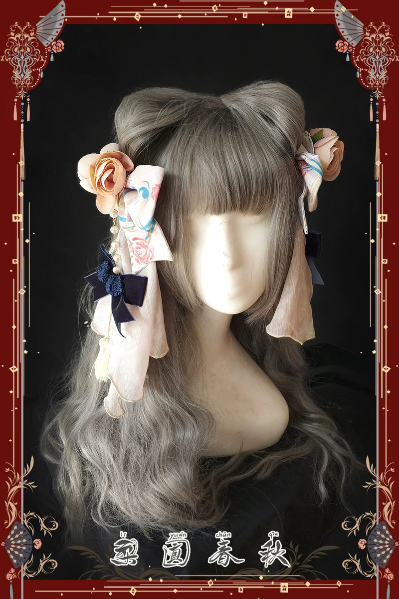 Infanta - Opera Seasons - Floral Tassel Hair Clips
