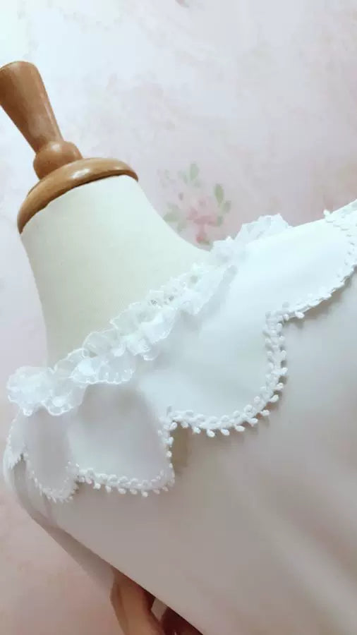 Yilia - Petal Collar - Ornate Hime Sleeve Blouse