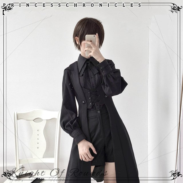 Princess Chronicles - The Night Prelude - Medieval Ouji Lolita Long Vest