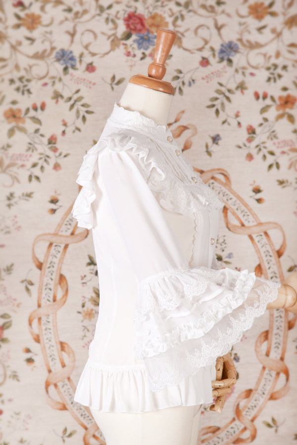 Yilia - Princess Sleeves Slim Lolita Blouse - Innerwear