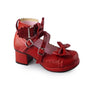 36 / matte red (heel back 4.5cm front 1cm)