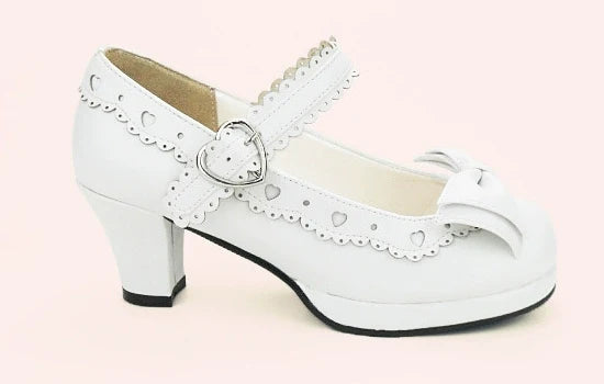 Sosic - Sweet Lolita Heel Shoes Butterfly - Bow Shoes Shoes