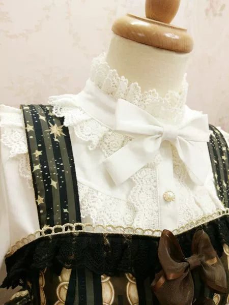 Yilia - Yilia Lolita - Stand Collar Classic Lolita Blouse