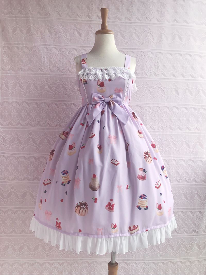 Sweetheart Berry - Kawaii Lolita JSK Dress XS violet