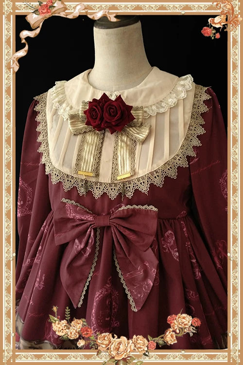 Infanta - Doll's Room - Ribbon Bows & Rose Cross Clips