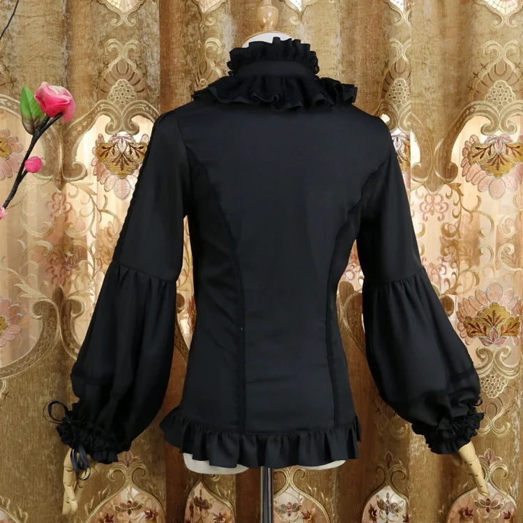 DMFS Lolita - Ever-Changing Enchantress - Classic Lolita Blouse, Tightening Hime Sleeve