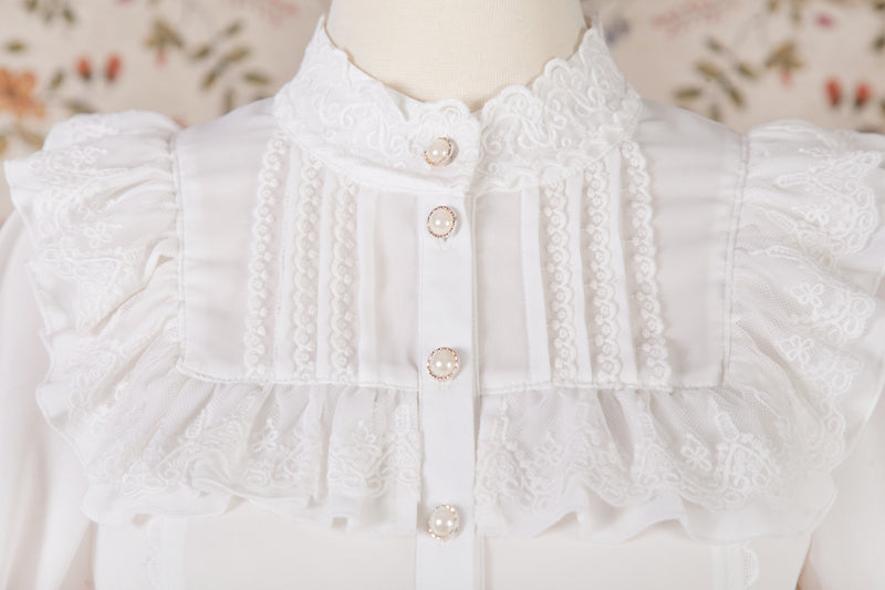 Yilia - Princess Sleeves Slim Lolita Blouse - Innerwear