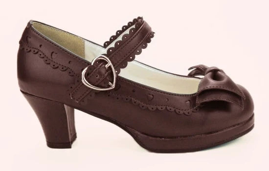 Sosic - Sweet Lolita Heel Shoes Butterfly - Bow Shoes Shoes