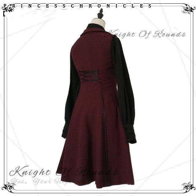 Princess Chronicles - The Night Prelude - Medieval Ouji Lolita Long Vest