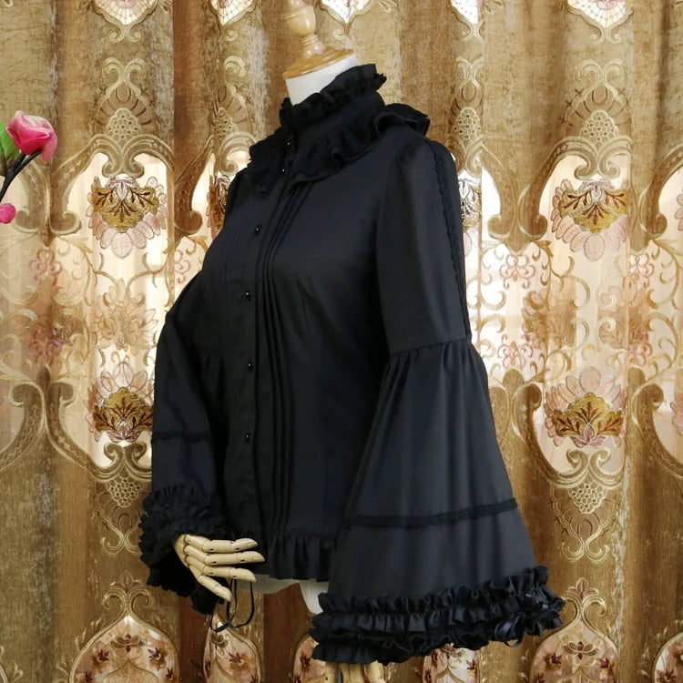 DMFS Lolita - Ever-Changing Enchantress - Classic Lolita Blouse, Tightening Hime Sleeve
