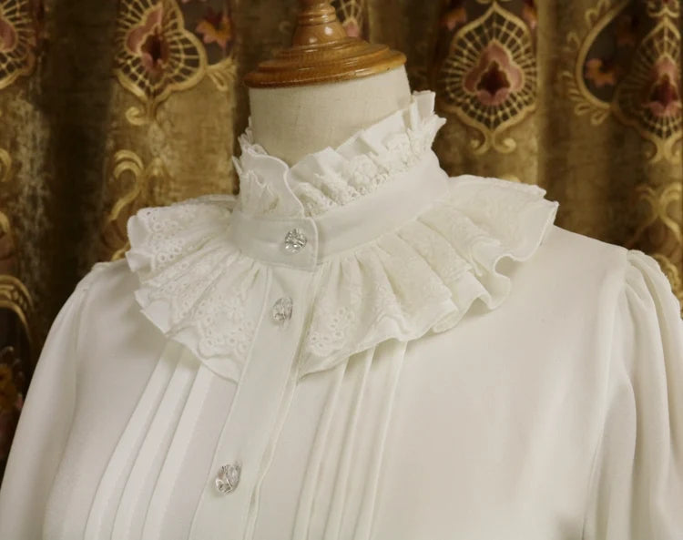 DMFS Lolita - Ever-Changing Enchantress - Classic Lolita Blouse, Tightening Hime Sleeve
