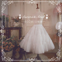 AA - 60cm Daily Volume Soft Tulle Petticoat - In Stock / White