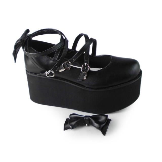Antaina - Lolita Bow Platform Shoes Multiple - Colors Shoes