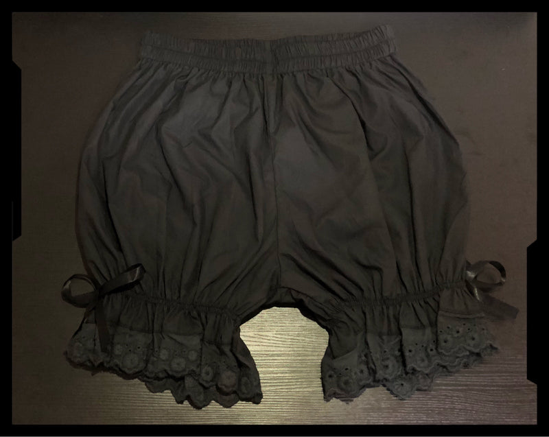 DMFS Lolita - Daily Cotton Lolita Bloomers - Black and White Other Surprise