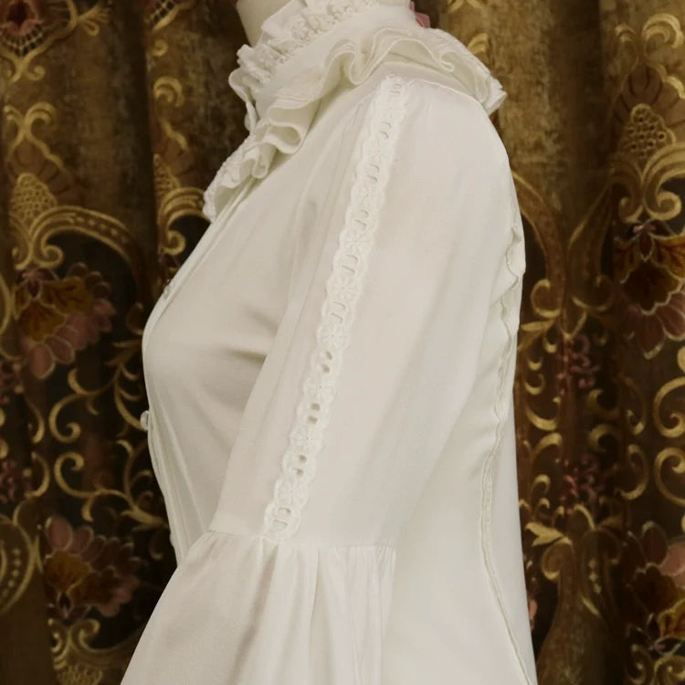 DMFS Lolita - Ever-Changing Enchantress - Classic Lolita Blouse, Tightening Hime Sleeve