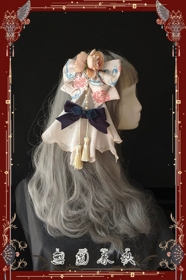 Infanta - Opera Seasons - Floral Tassel Hair Clips