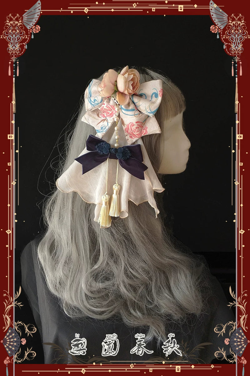 Infanta - Opera Seasons - Floral Tassel Hair Clips