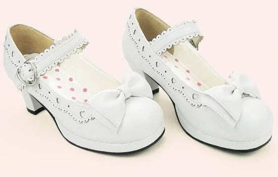 Sosic - Sweet Lolita Heel Shoes Butterfly - Bow Shoes Shoes