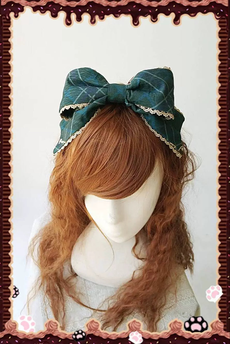 Infanta - Magic Dictionary - Lace-Edged Bow Headband