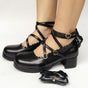36 / black matte (heel back 4.5cm front 1cm )