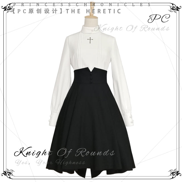 The Heretic - High Waist Gothic Lolita SK S skirt only