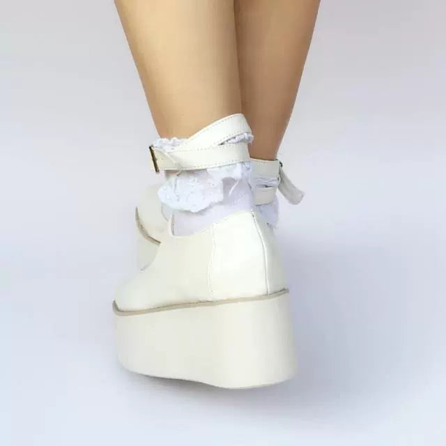 Antaina - Punk Lolita High Platforms Shoes - Lolita Ankle Strap Shoes Shoes