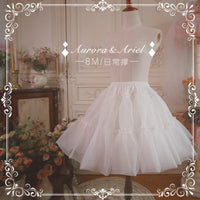 AA - Daily Volume A-Line Soft Tulle Petticoat - White / In Stock