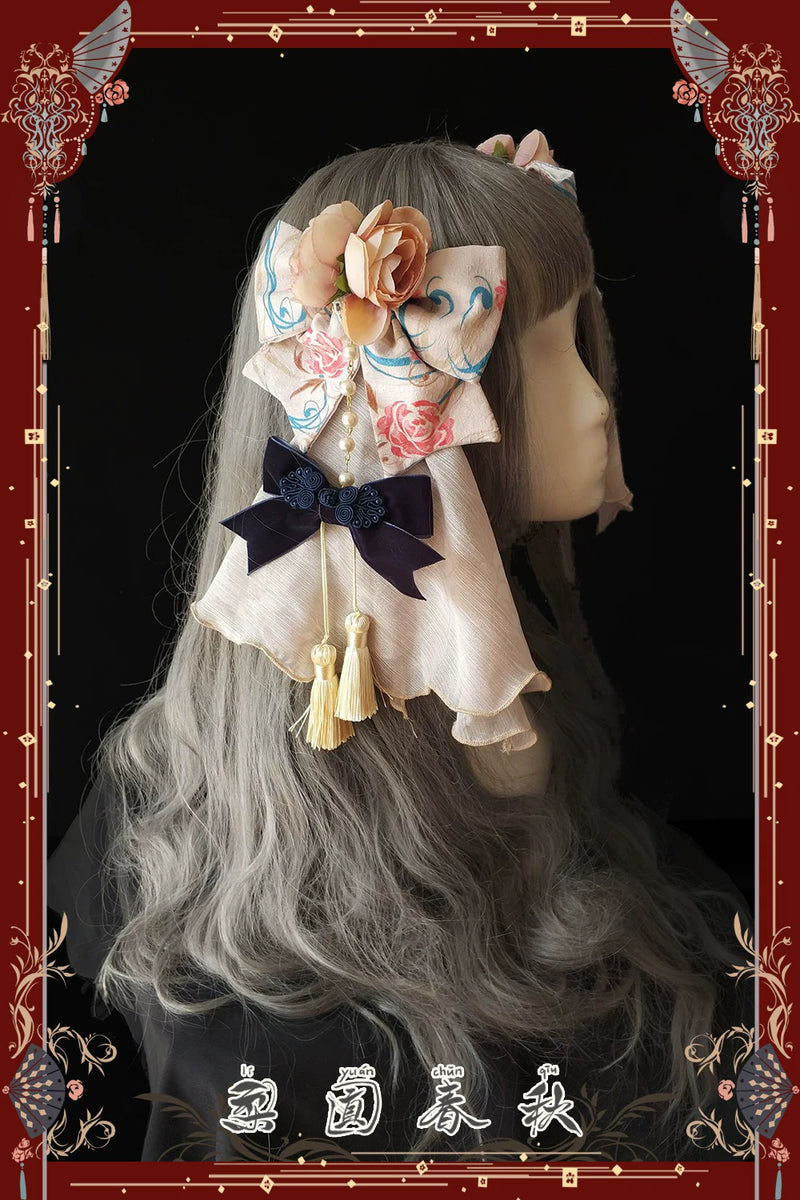 Infanta - Opera Seasons - Floral Tassel Hair Clips