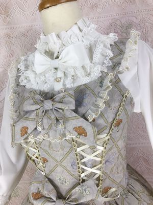 Dream Elf - Chiffon Lolita JSK Dress XS apricot