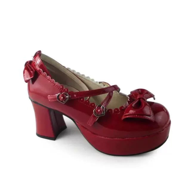 Antaina - Sweet Chunky Heels Lolita Shoes - Size 41-44 Shoes