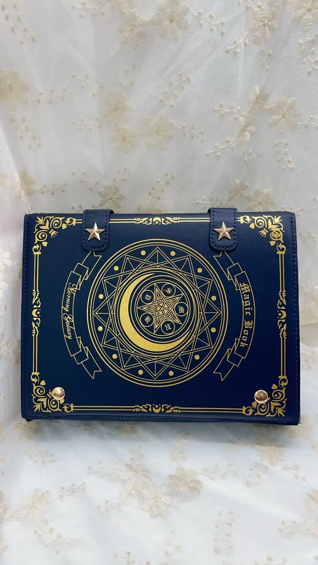 The Star-Moon Grimoire - Sweet Lolita Crossbody Clamshell bag - Lolita Fetch