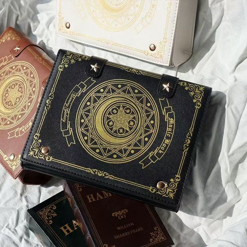 The Star-Moon Grimoire - Sweet Lolita Crossbody Clamshell bag - Lolita Fetch