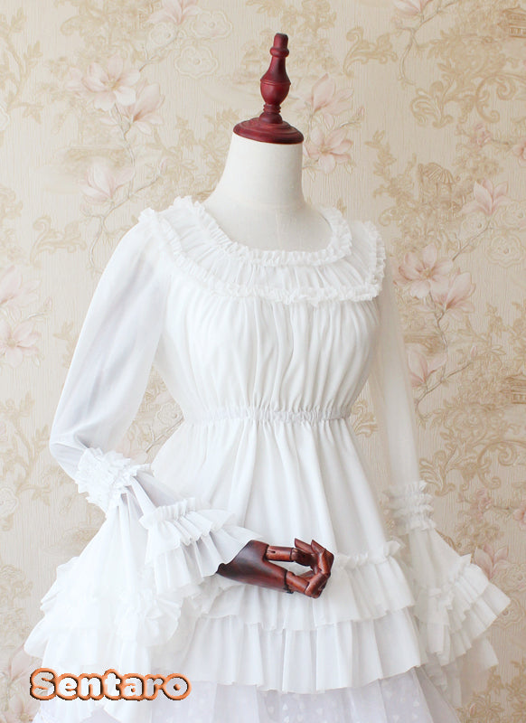 Sentaro - Shufrey - Classic Elegant Multicolor Lolita Blouse
