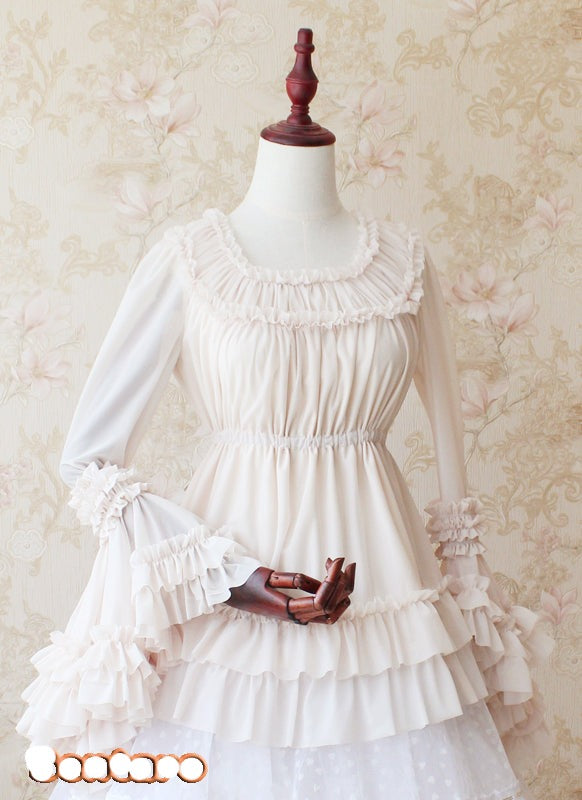 Sentaro - Shufrey - Classic Elegant Multicolor Lolita Blouse