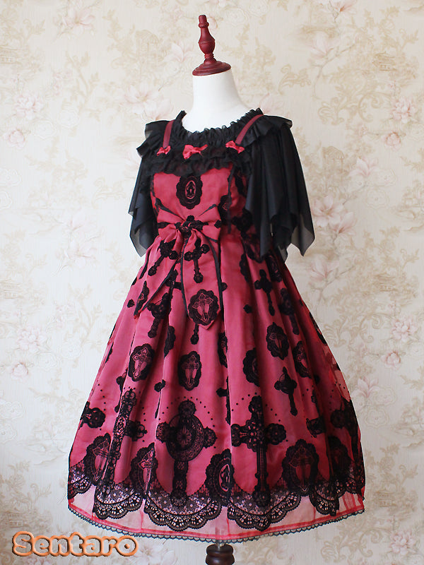 Sentaro - Butterfly Cookies - Summer Fly Sleeves Lolita Chiffon Blouse