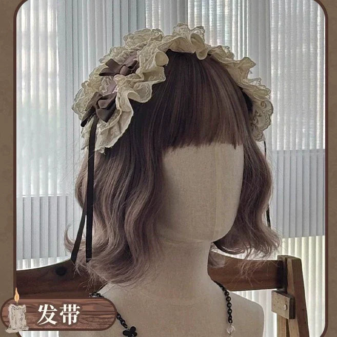 Sweet Dreams Baa-Baa -Vintage Bear- Original Design Lolita JSK