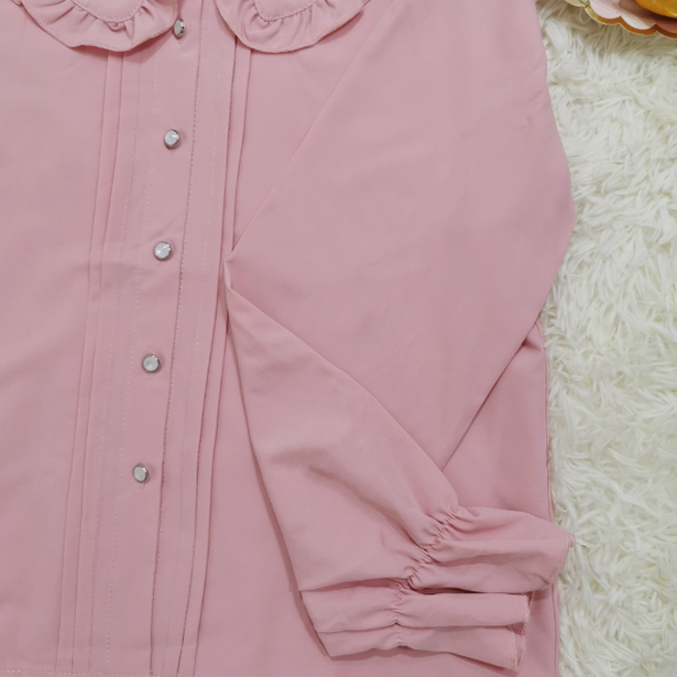 Niu Niu - Plus Size Lolita Blouse Long Sleeve - Shirt Innerwear