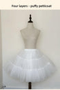 White - Puffy Petticoat / XL