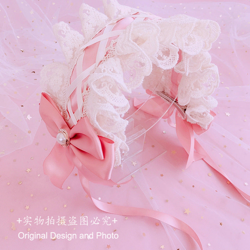 Lolita Hairband Soft Girl Dimensional Girl Lolita Hair Accessories Cute Versatile Multi-color Headwear - Lolita Fetch