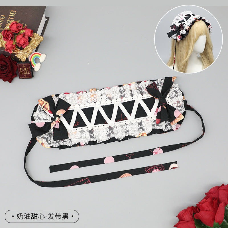 Lolita Hairband Soft Girl Dimensional Girl Lolita French Elegant Natural Color Hairband Cute Versatile Hair Accessory