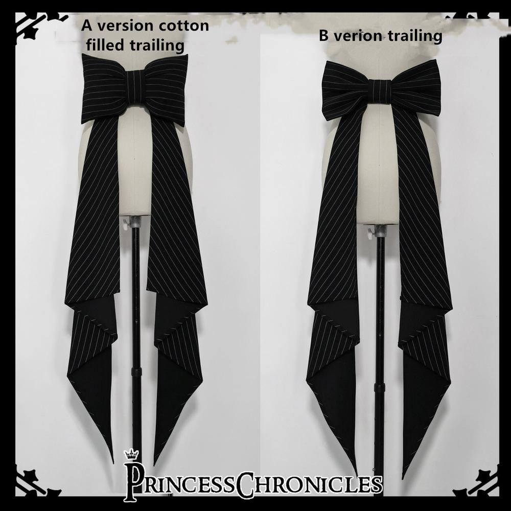 Rabbit Theater - Ouji Lolita White Blouse and Striped Shorts Set S A Version Cotton Filled Trailing Only - pre order