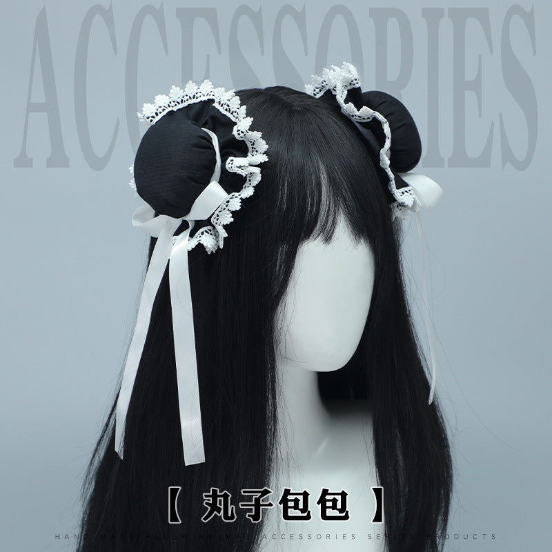 Chinese Style Hair Bun Hair Accessories Cosplay Chinese Style Bun Hair Clip Hair Ornament Chinese Style Accessories Girl Lolita Side Clip - Lolita Fetch