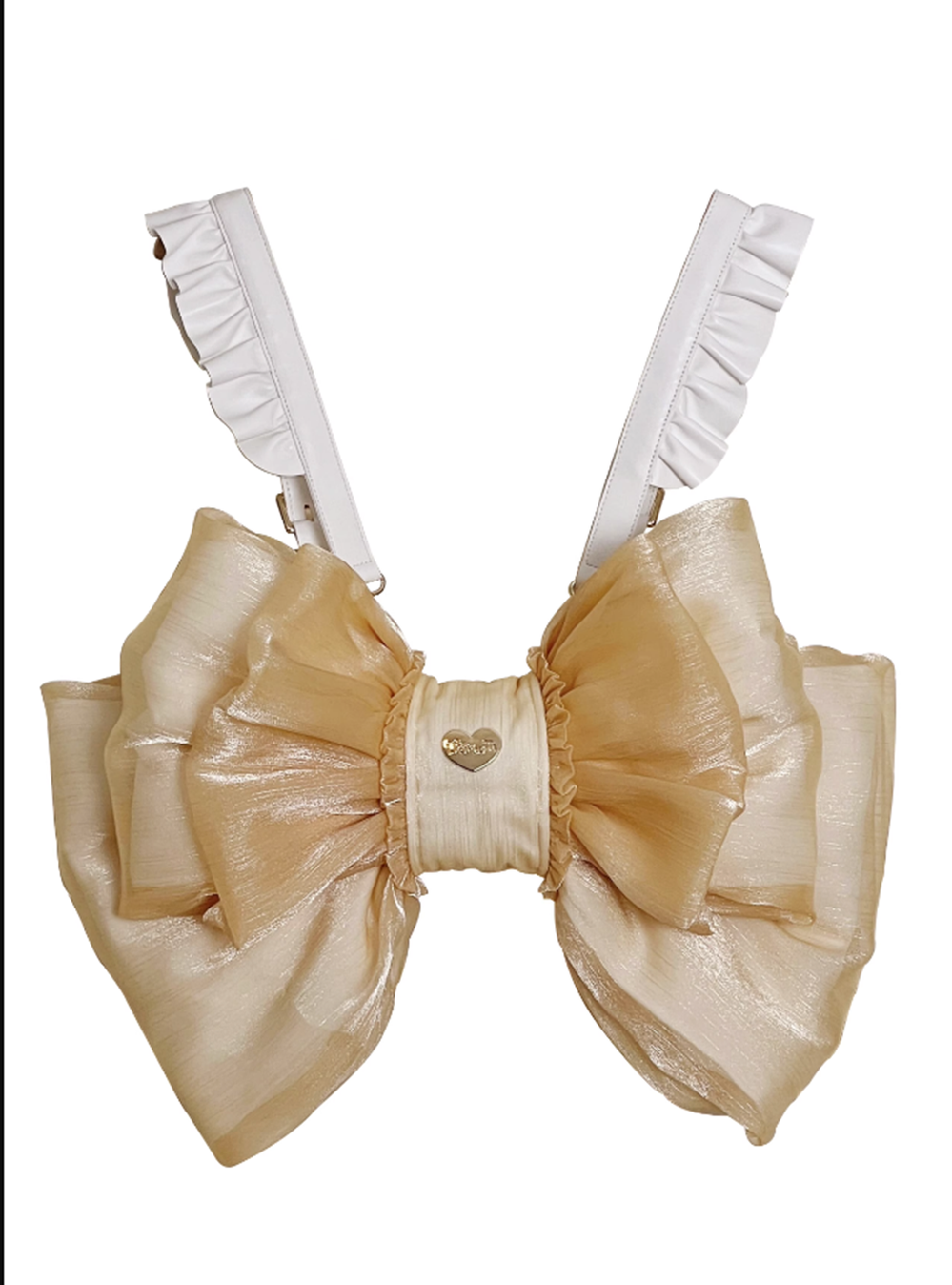 Boguta - Satin Butterfly - Lolita Bag with Butterfly Bow and Detachable Straps