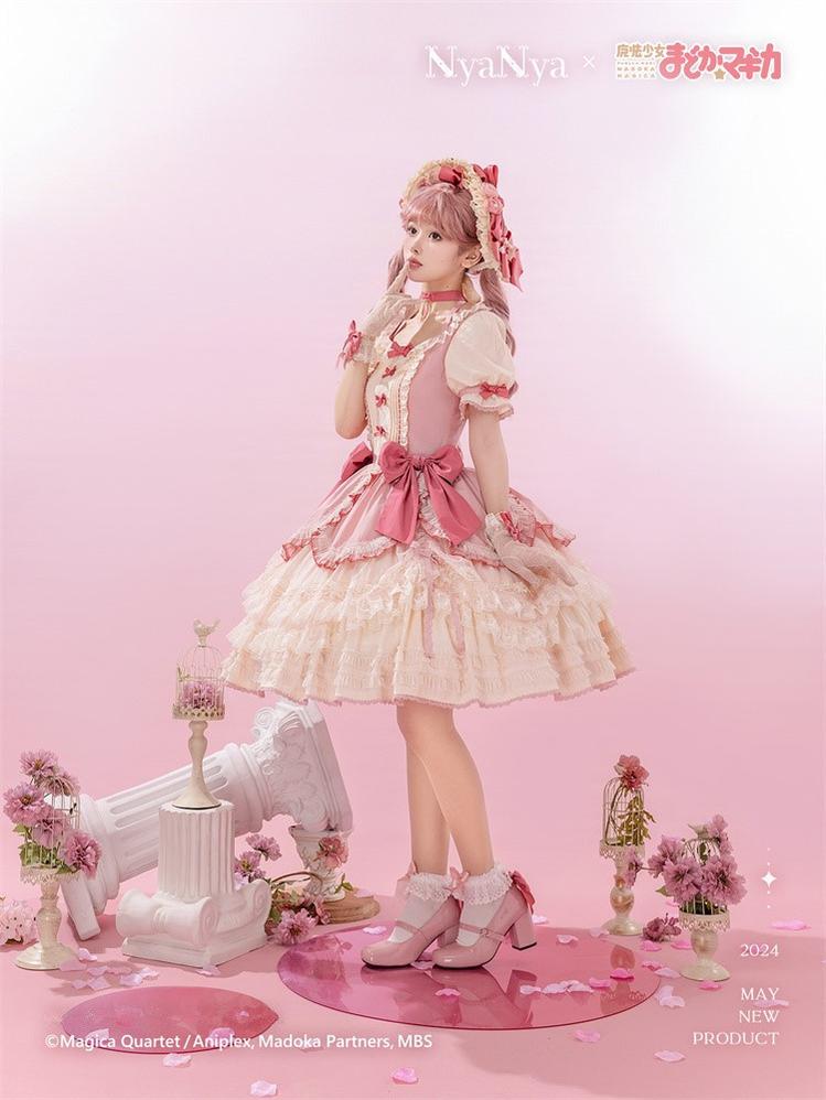 NyaNya - IP Collab Lolita Dress Madoka Kaname Homura Akemi Lolita OP dress