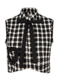 Black and white vest Only / M